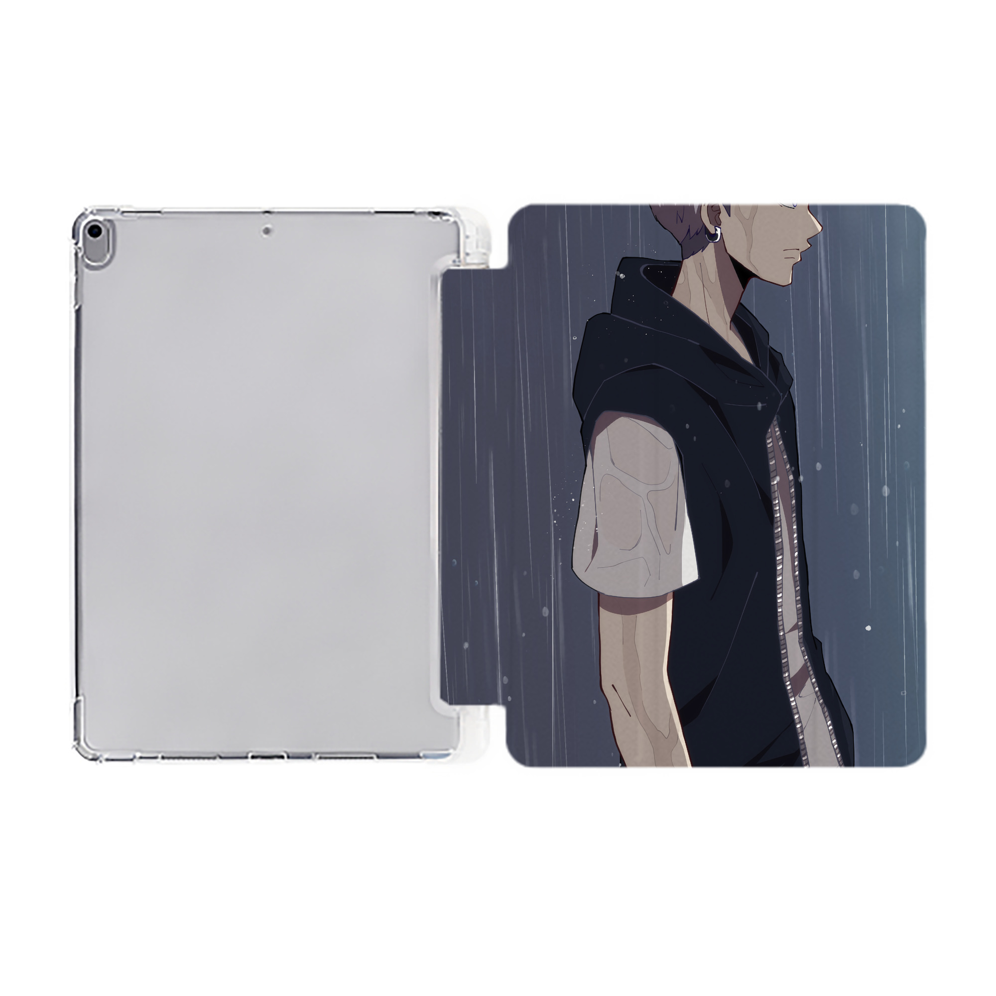 （画像用） 東京リベンジャーズ Tokyo Revengers IPad ケース ペン収納付き 三つ折りスタンド PUレザー×シリコン 対応機種9.5/10.5/10.9インチ